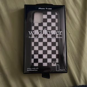iphone 11 checkered wildflower limited edition phone case